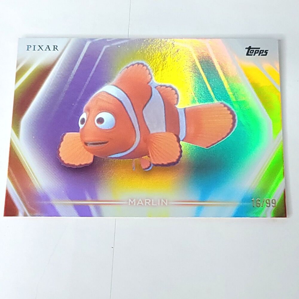 Marlin Topps 2026 Disney Neon Holo Parallel Refractor Limited 16/99